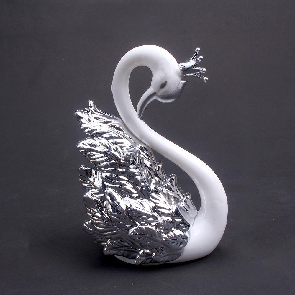 

Украшения для торта на день рождения, аксессуары для выпечки Crown Swan, Lover Beautiful Swan, витрина для выпечки в стиле вестерн, День матери 1pc