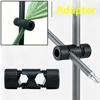Multi-device Compatible Flash Light Stand Shaft Adapter Center Handle Camera Mobile Clip Mount Bracket for  Live
