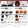 LEAD Motorcycle Helmet Full Face RX-200R White Free Size (Less than 57-60cm) -
