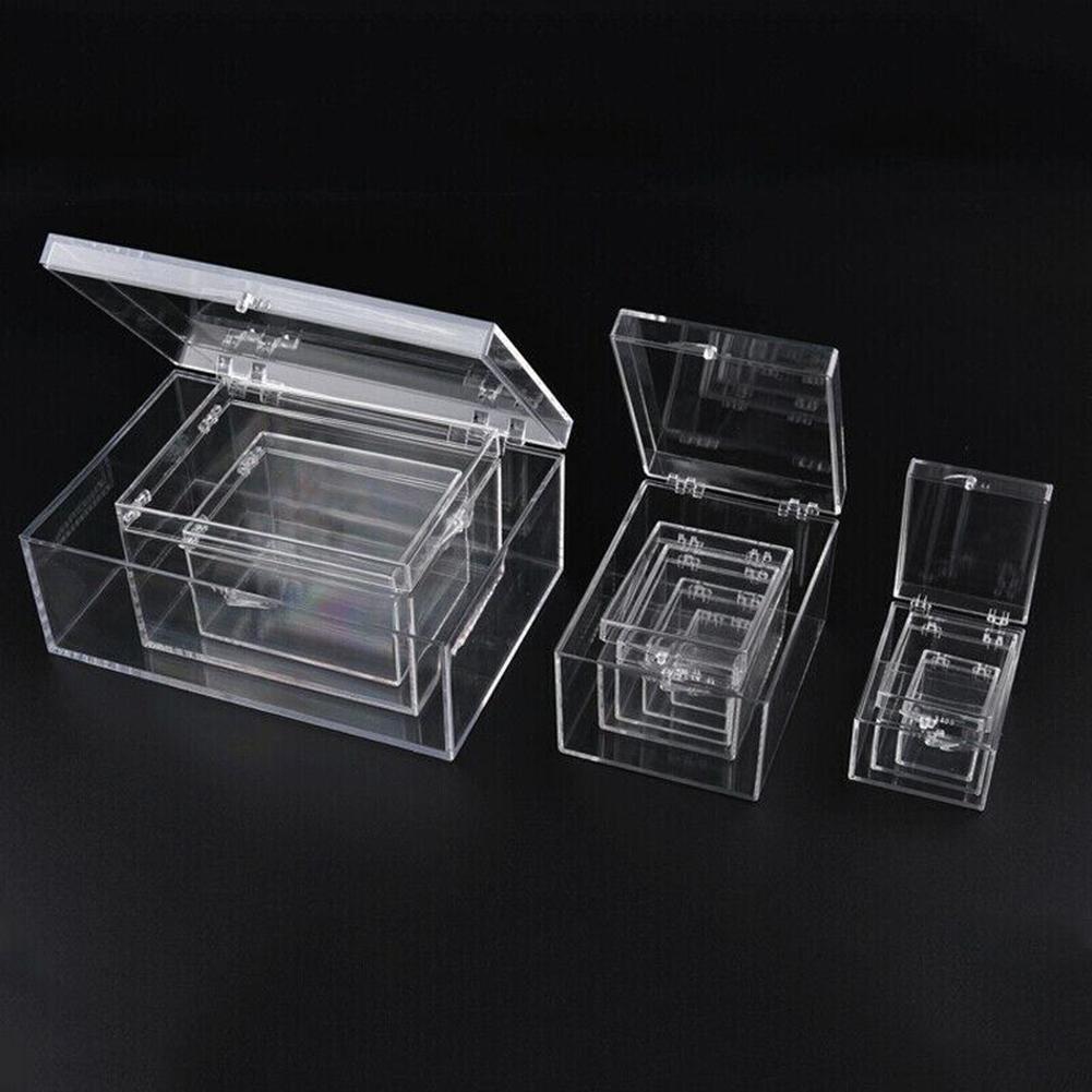 Transparent Storage Case Many Sizes Plastic PC Desktop Storage Boxes Rectangular Insect Specimen Jewelry Display Storage Boxes