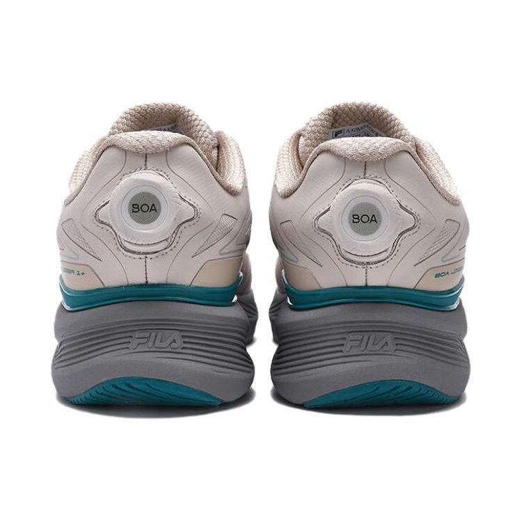 Fila Boa Jogger 1+ Versatile Comfortable Fabric TPU Low-Top Casual Training City Commuting Running Shoes Men Sneaker Silver Gray A12M341103FSO