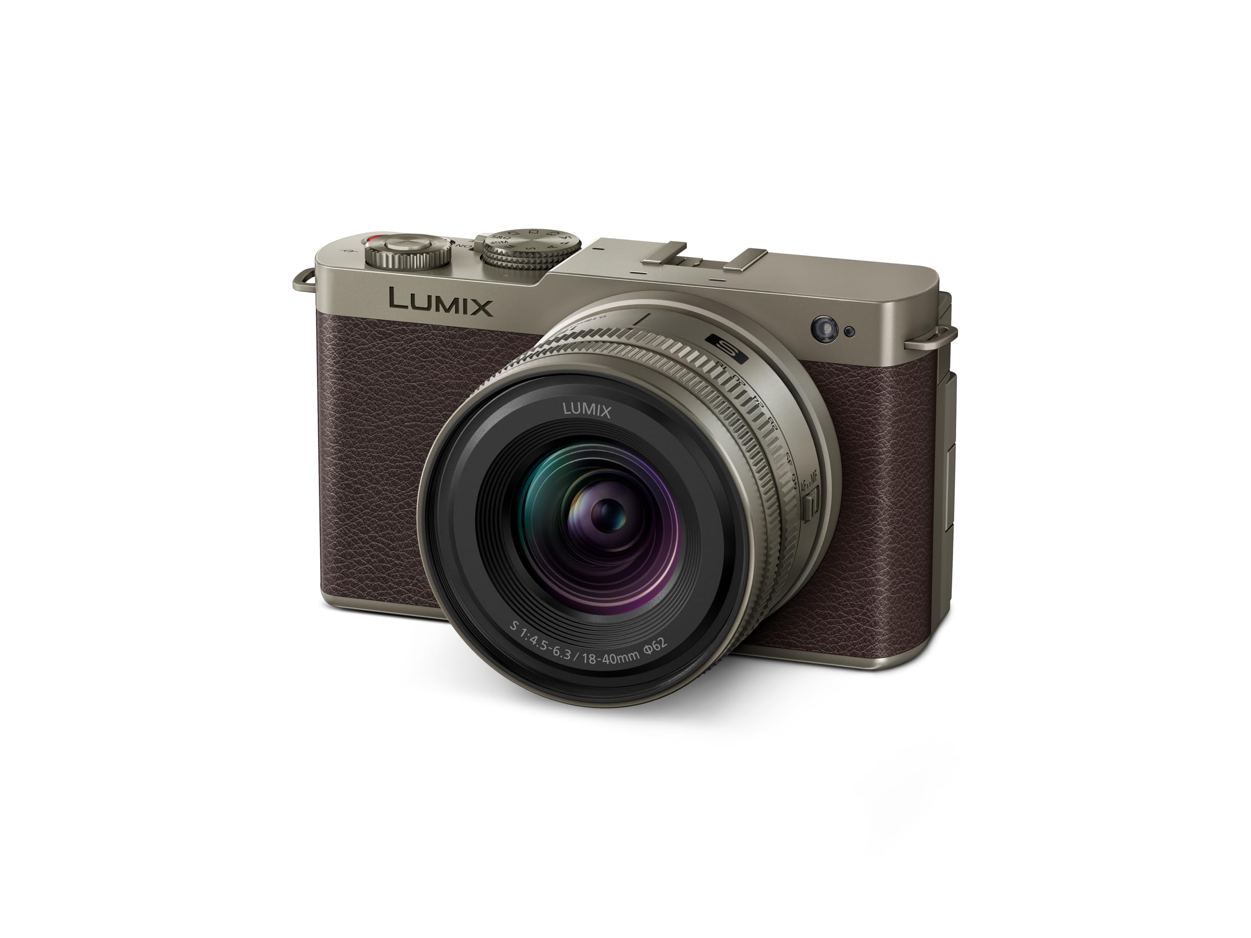 

Panasonic Mirrorless Camera Lumix Zoom Lens Kit Titanium Gold Full-Size DC-S9N-N Wide-Angle