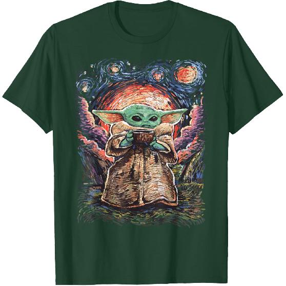Star Wars The Child Starry Night T-Shirt