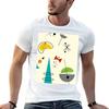 Modern Mid Century  TShirt No Iron Casual Short Sleeve Top