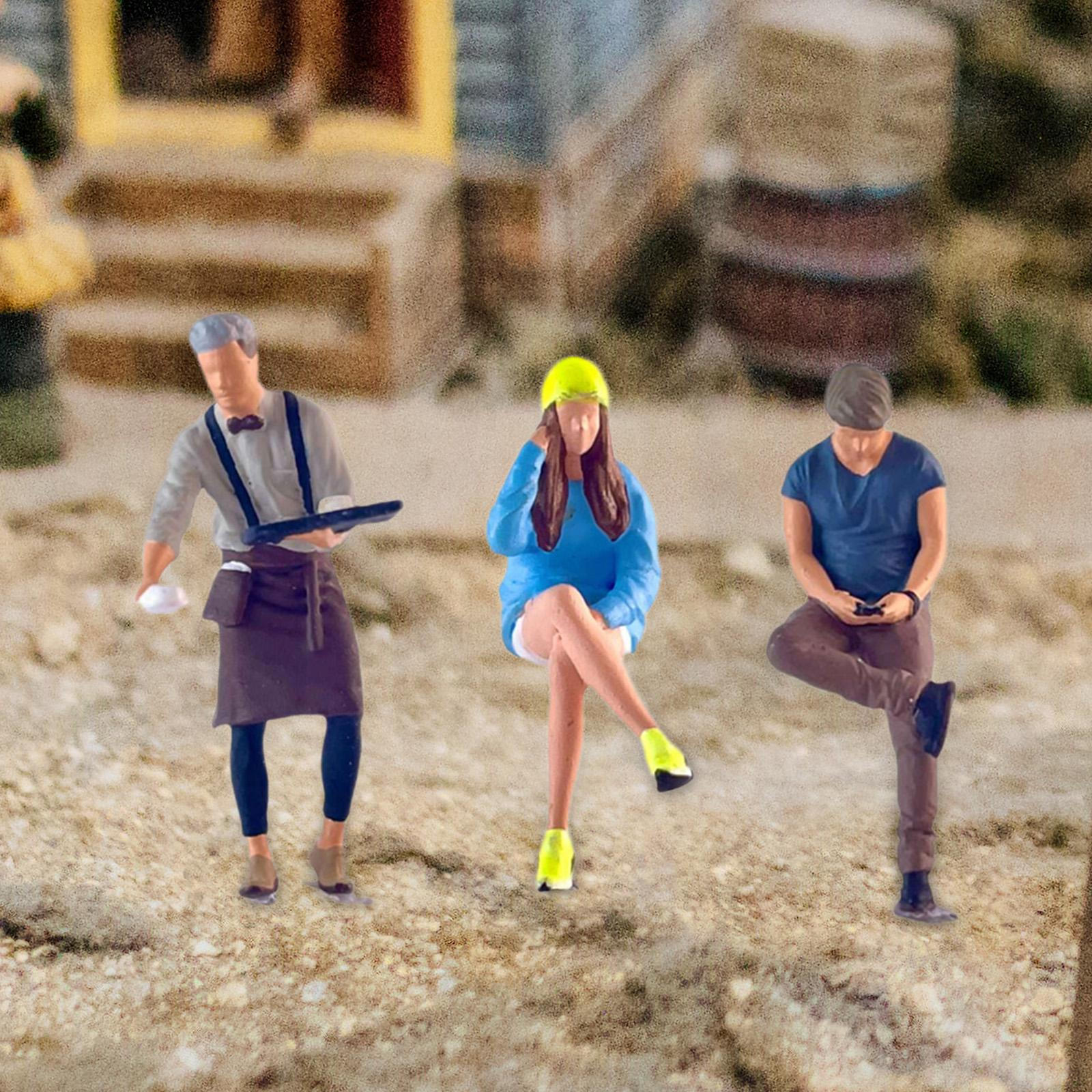 Miniature Diorama Figures Set for Doll House Decor And Gifts