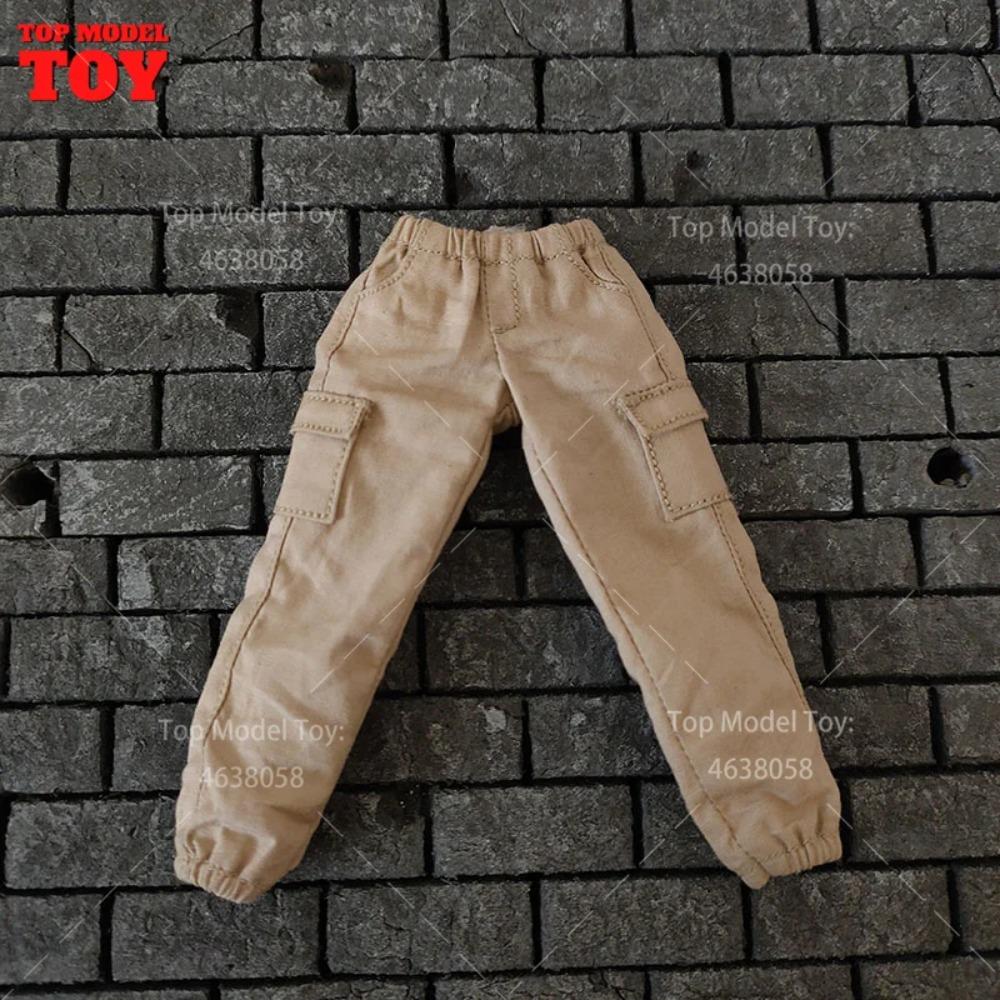 1/12 Scale Overalls Combat Pants Trousers Jeans Clothes Accessories Model for 6'' Romankey Soldiers Action Figure Body Dolls