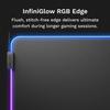 Glorious Mouse Pad 2 GLED XXL Black RGB Lighting Cloth Gaming Mouse Pad X MS0774 (915 460mm) GLO-MP2-GLED-XXL-B