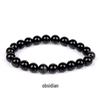 She Yao Natürlicher Kristallachat Tigerauge Armband - Modeschmuck mit einzelnen runden Perlen