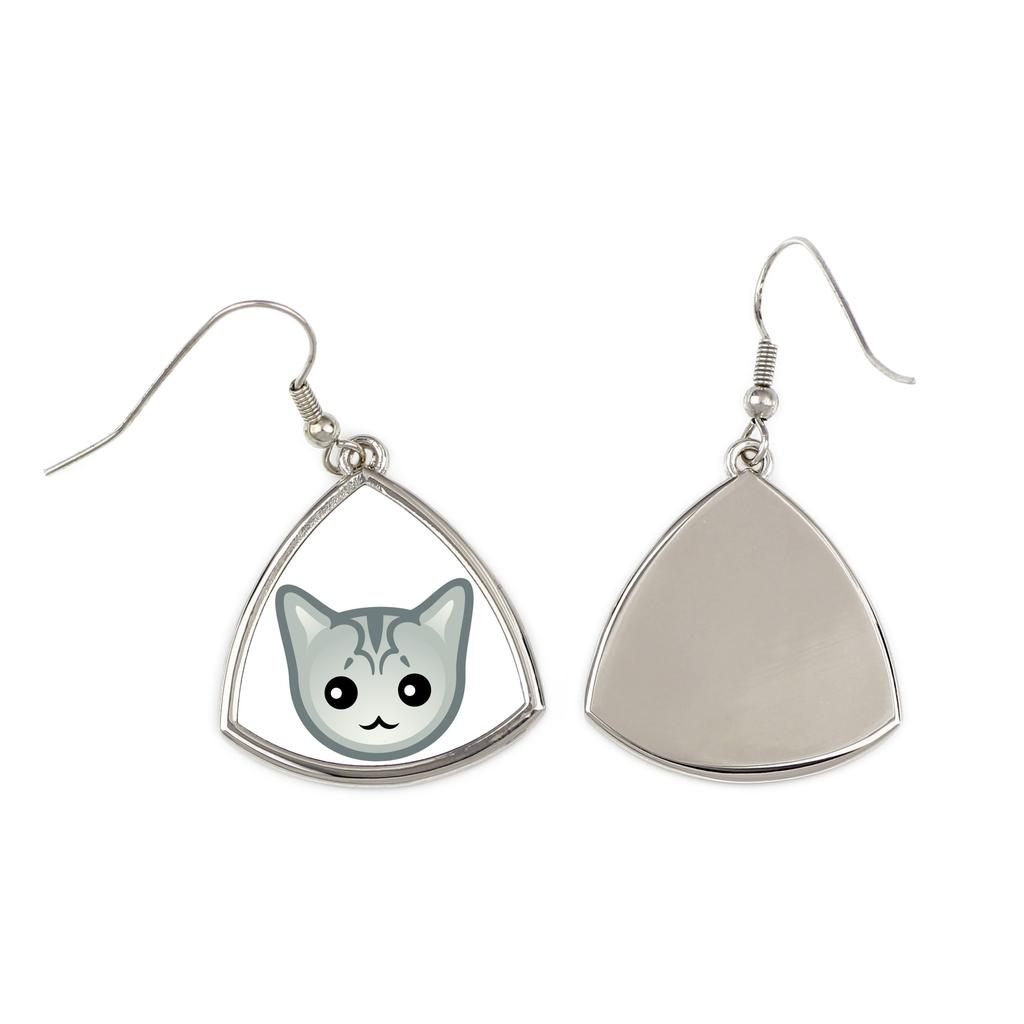 Burmilla - elegante Metallohrringe als Geschenk von der Marke Art-Dog