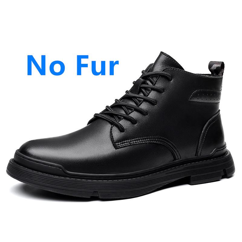 Męskie Jesienne i Zimowe Najnowsza Moda Botki Skórzane Buty Codzienne Mężczyzna Ręcznie Robione Buty Motocyklowe Buty Robocze Ciepłe Buty Zimowe