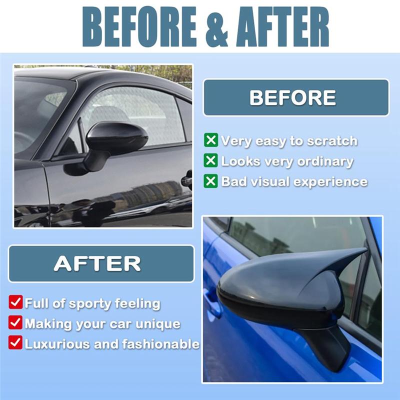 M63K-Rearview Mirror Cover For Subaru BRZ Toyota 86 -2024 Side Mirror Cover Cap Accessories