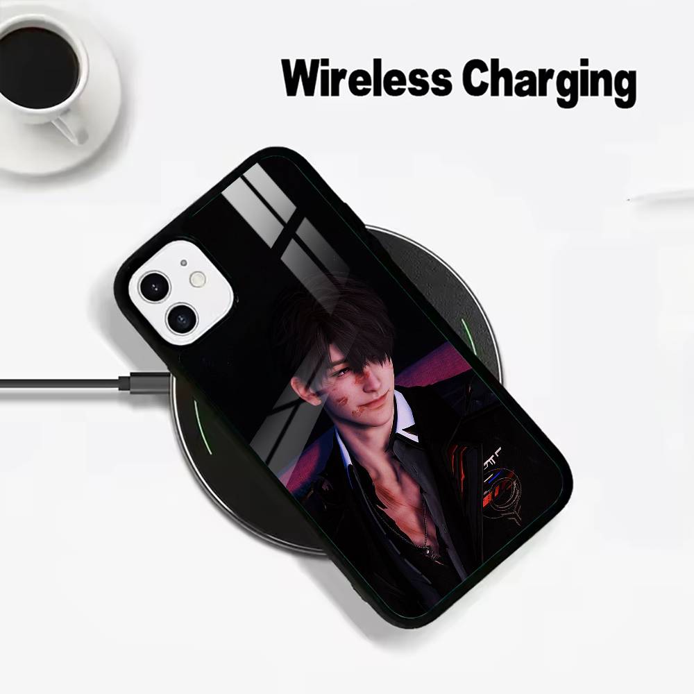 C-C-aleb-love-deep- s--space Wireless charging phone case compatible with iPhone 17/16/15/14/13/12/11