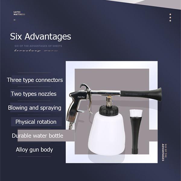 Car High Pressure Washer Automobiles Water Gun Car Dry Cleaning Gun Deep Clean Washing Accessories Tornado Cleaning Tool Styling