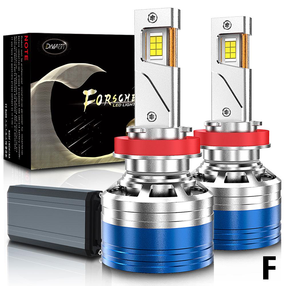 

1 пара 1200 Вт 1000000 лм автомобильная светодиодная фара H7 H4 H11 высокая яркость водонепроницаемая пылезащитная высокая мощность 6000 К автомобильная фара