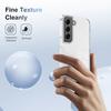 For Samsung Galaxy S22 5G Clear Phone Case TPU PC Anti-Slip Drop-Proof Back Cover