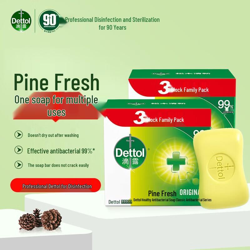 Dettol Pine Fresh Bar Soap