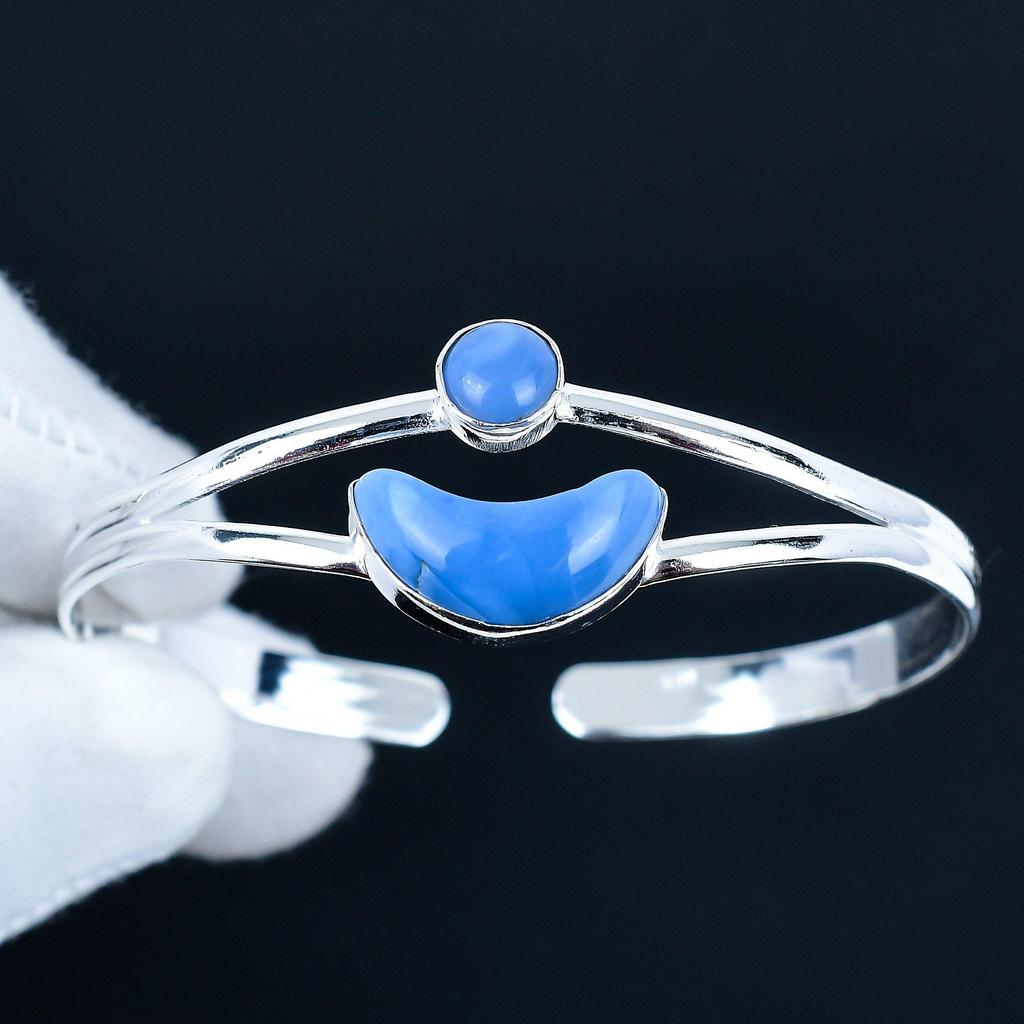 Zierlicher Owyhee Opal Edelstein Handgefertigtes Armreif Armband 925 Sterling Silber Armreif, Owyhee Opal Armband Für Ehefrau, Unisex Armreif, Wadding Geschenk