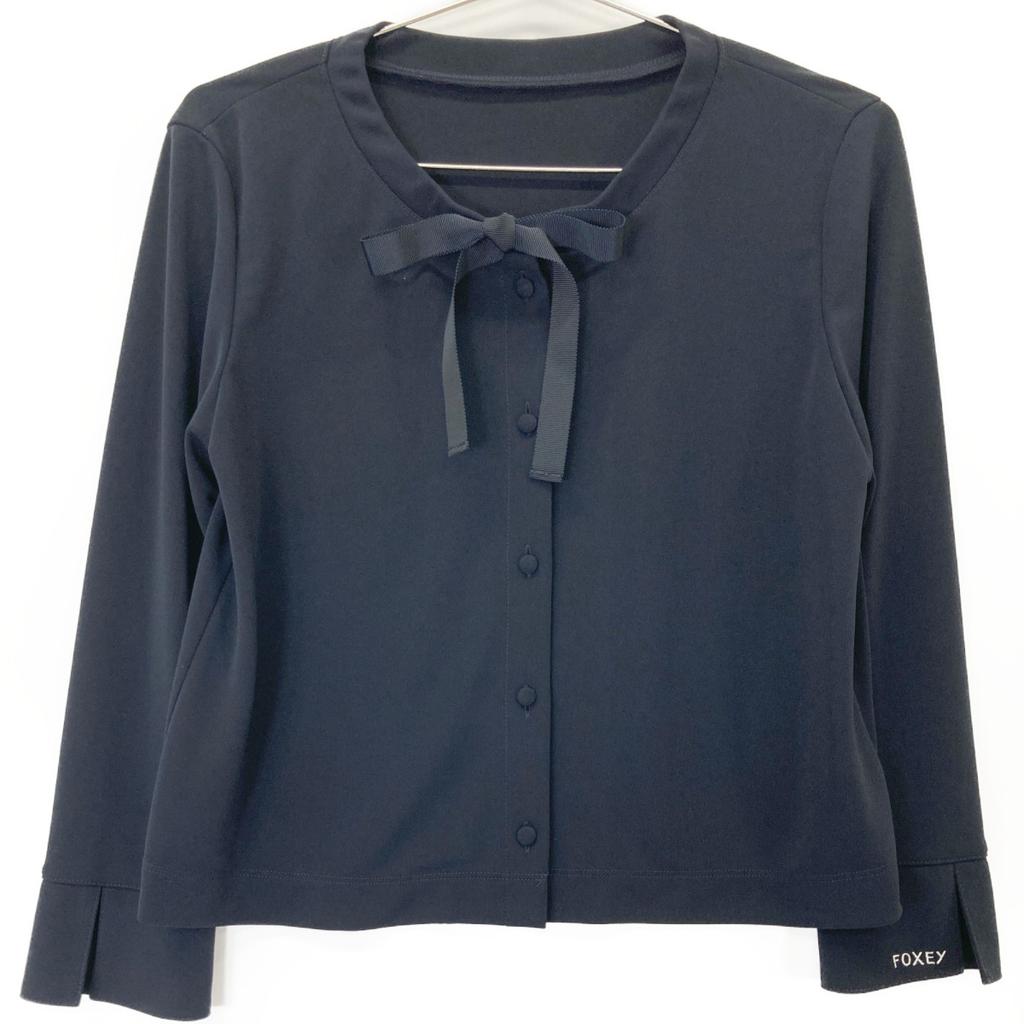 FOXEY NEW YORK 41392 Midnight Blue Lady Cardigan tops 38 Midnight blueUsed