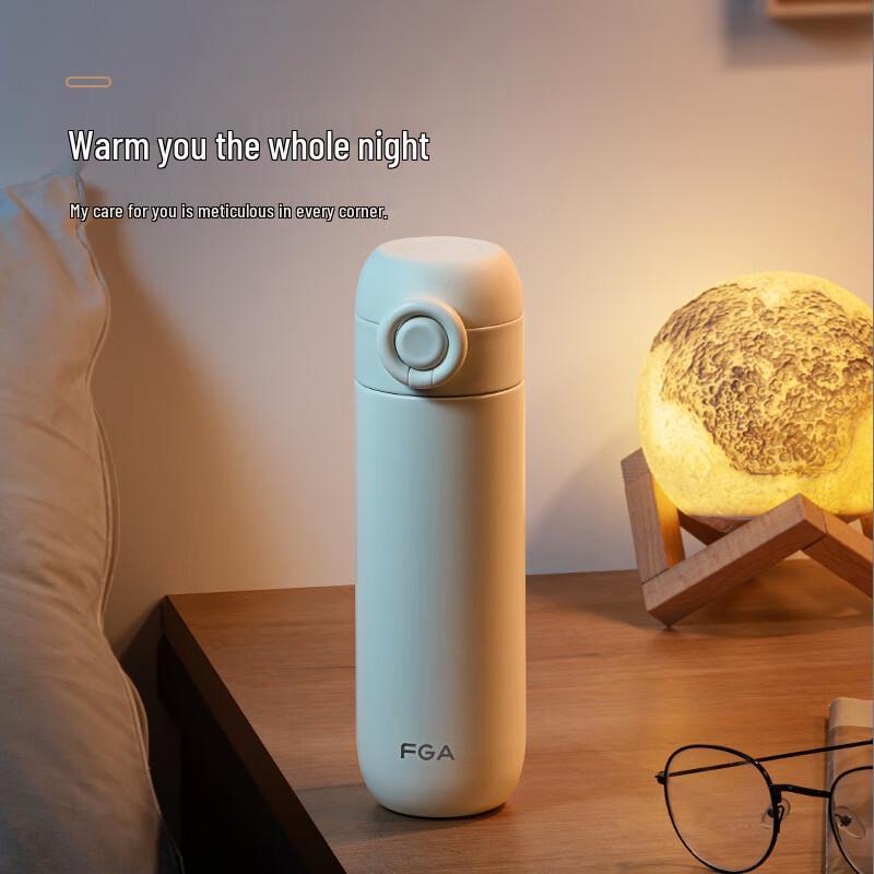 FGA Tragbare Isolierte Trinkflasche aus 316 Edelstahl mit Strohhalm