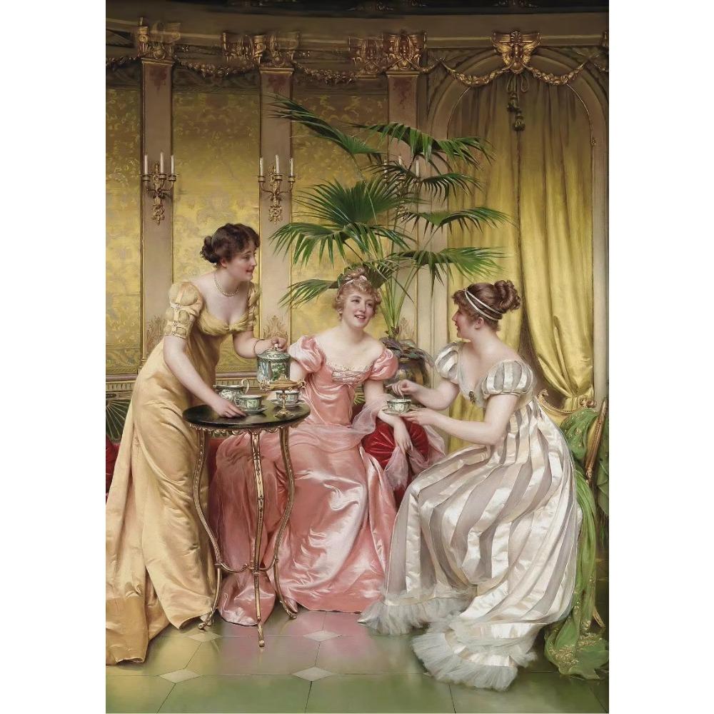 Canvas Renaissance Women Portrait Retro Art Victorian Classic Prints Wall Art Picture Living Room Home Decor Wall Decor