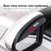ABCDFD1For KIA 2PCS Car Rearview Mirror Rain Eyebrow Visor Rearview Side Snow Sun Visor Rain Cover Sportage Rio Ceed Niro Soul Stonic