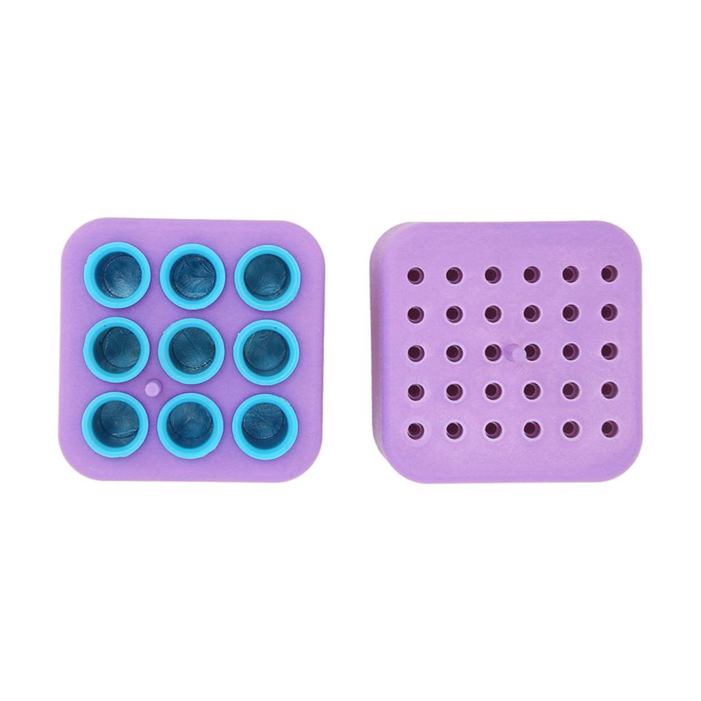 Dental  s Holder Dustproof Plastic Multi Holes Large Capacity Cleaning Autoclaved Dental  s Case