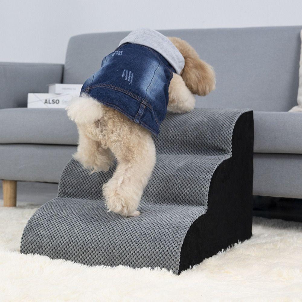 Scări pentru animale de companie în 3 trepte, rampă detașabilă pentru câini, scări portabile pentru câini, accesorii pentru animale de companie