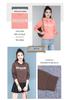 Women's Red Hooded Slimming Sweatshirt with Letter Embroidery - 2026 Autumn Collection, Long Sleeve Short Pullover