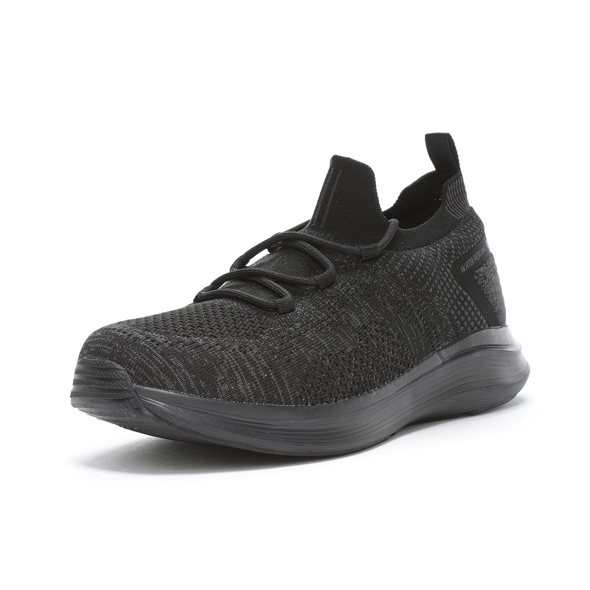 

Moonstar Synergy Cushion Легкая и мягкая обувь для дождя или амортизации Широкий размер 3E Слипоны Мужские, Блестящие, Водоотталкивающие, Амортизация с высоким отскоком, чёрный