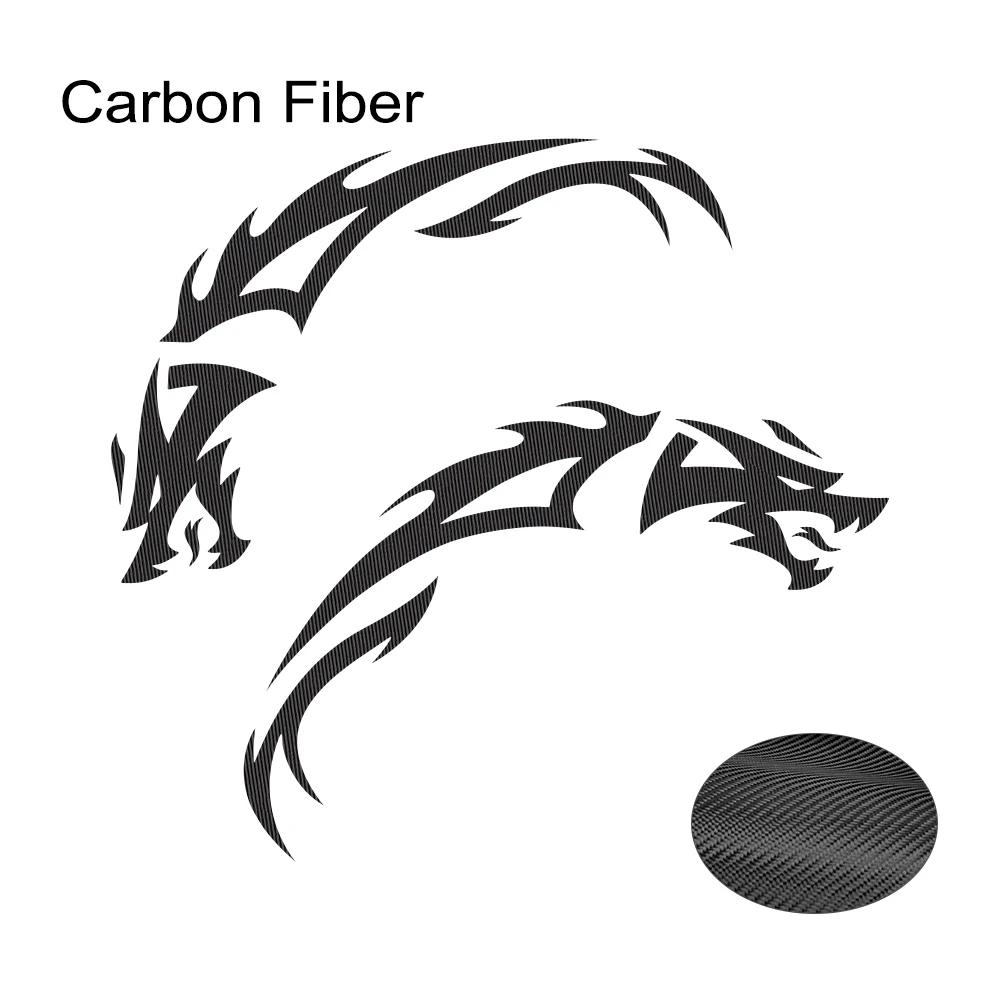 2PCS Car Door Side Skirts Stickers Self-adhesive Vehicles Vinyl Decals Waterproof PVC Auto Body Decoration Stickers Accessories