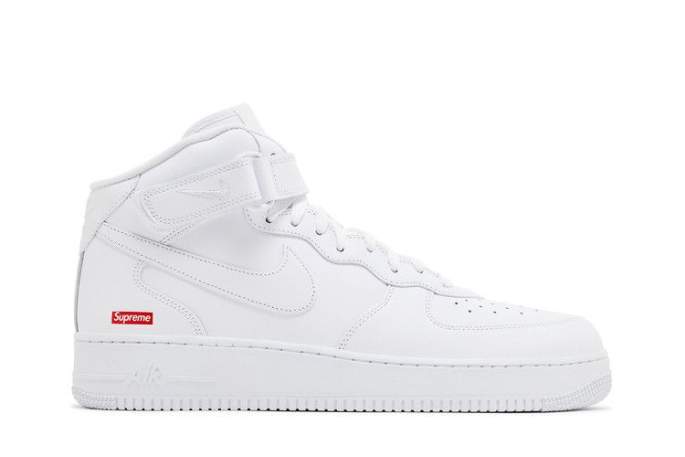 Men's Sneakers Nike Air Force 1 Mid Supreme White White/White-White
