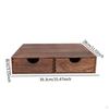 Coffee Capsule Holder Box Featuring Two Drawers for Bar and Office