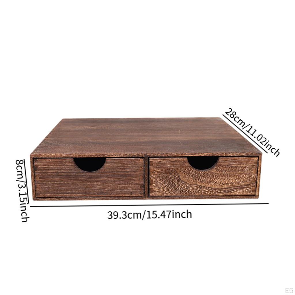 Coffee Capsule Holder Box Featuring Two Drawers for Bar and Office