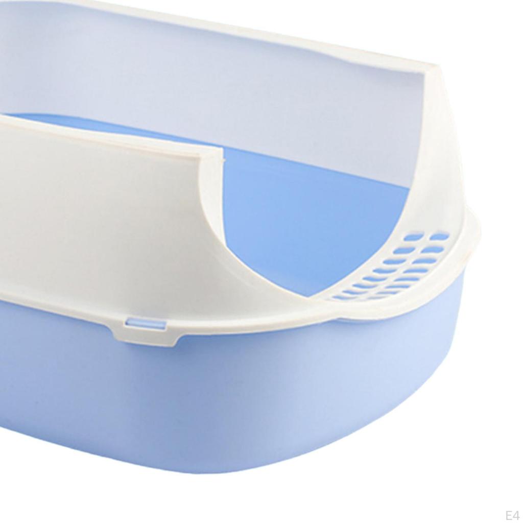 Cat High Side Sifting Anti Splashing with Litter Shovel Open Top Tray for Indoor