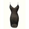 Sexy Unterwäsche Sexy Sling-Kleid mit tiefem V-Ausschnitt Transparentes, durchsichtiges, leicht transparentes, heißes Diamant-Sling-Kleid