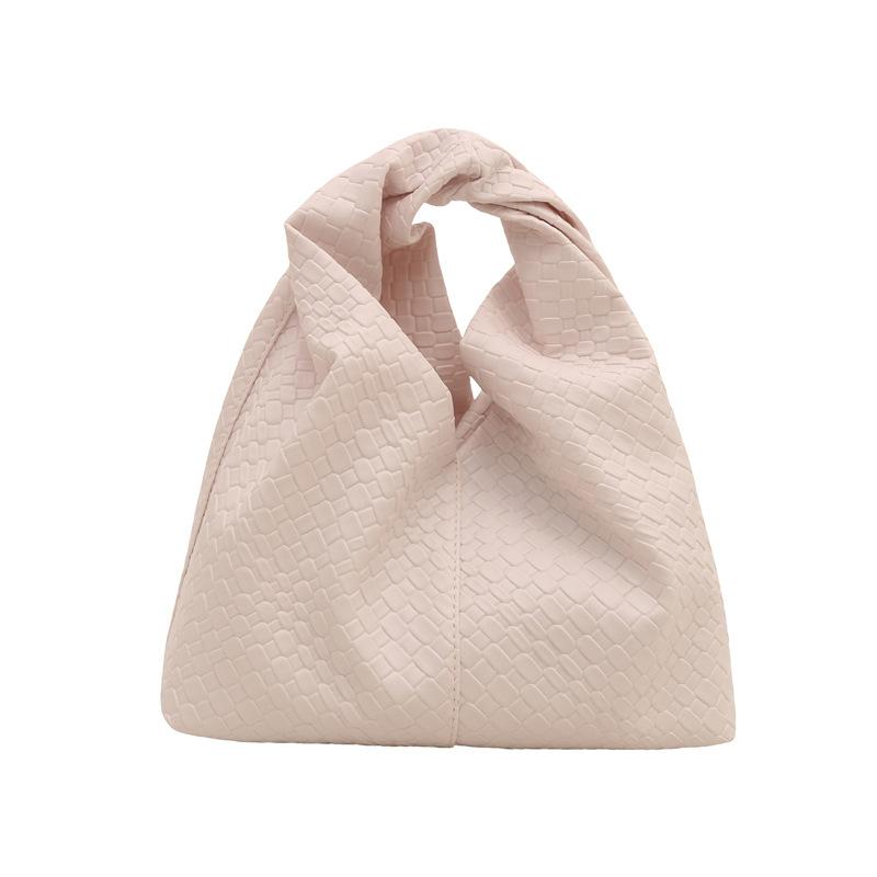 High-end Foreign Style Underarm Small Bag Women's Bag New Niche Casual Woven Dumpling Bag Versatile Small Bag