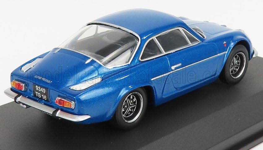 Renault Alpine A110 Miniature Car 1/43 Scale 1969 (Black Wheels) with Case
