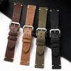 Handmade Genuine Leather Watch Strap 20mm 22mm for Omega for Seiko Watch Band Stitching Cowhide Bracelet Quick Release Wristband