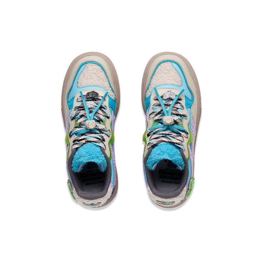 Li Ning x Disney FUTURE C1 Slip Resistant Low top Skateboard Shoes Women's Cyan AGCT244-3