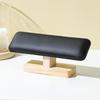 T-Shaped Bracelet Watch Display Rack Wooden Base PU Leather Jewelry Organizer for Retail Store Home Storage