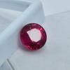 Natural Pink Ruby Loose Gemstone 22.05 Ct Enhanced Round Cut for Jewelry Making and Gem Collections