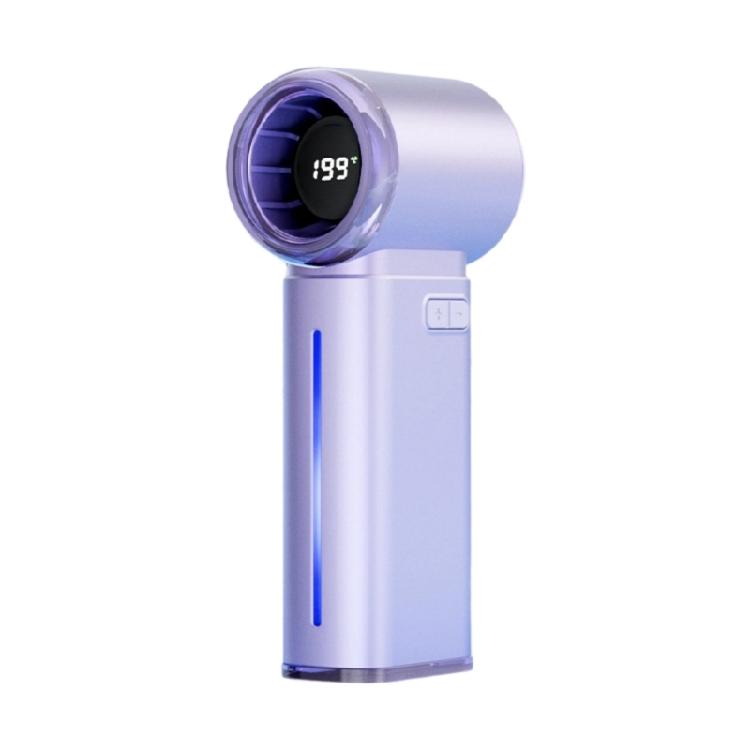 

Misting Fan With Digital Screen 199Adjustable Speed Long Last 3500mAh Battery Portable Cooling Device For Outdoor Environment фіолетовий