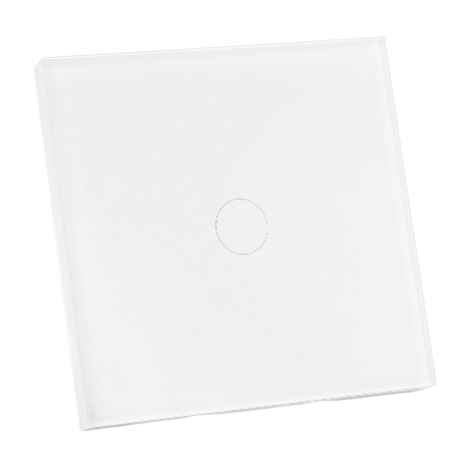 

WIFI Smart Switch Intelligent 1 Gang Single Remote Timing Voice Control 433Mhz for Tuya Round White AC110‑240V