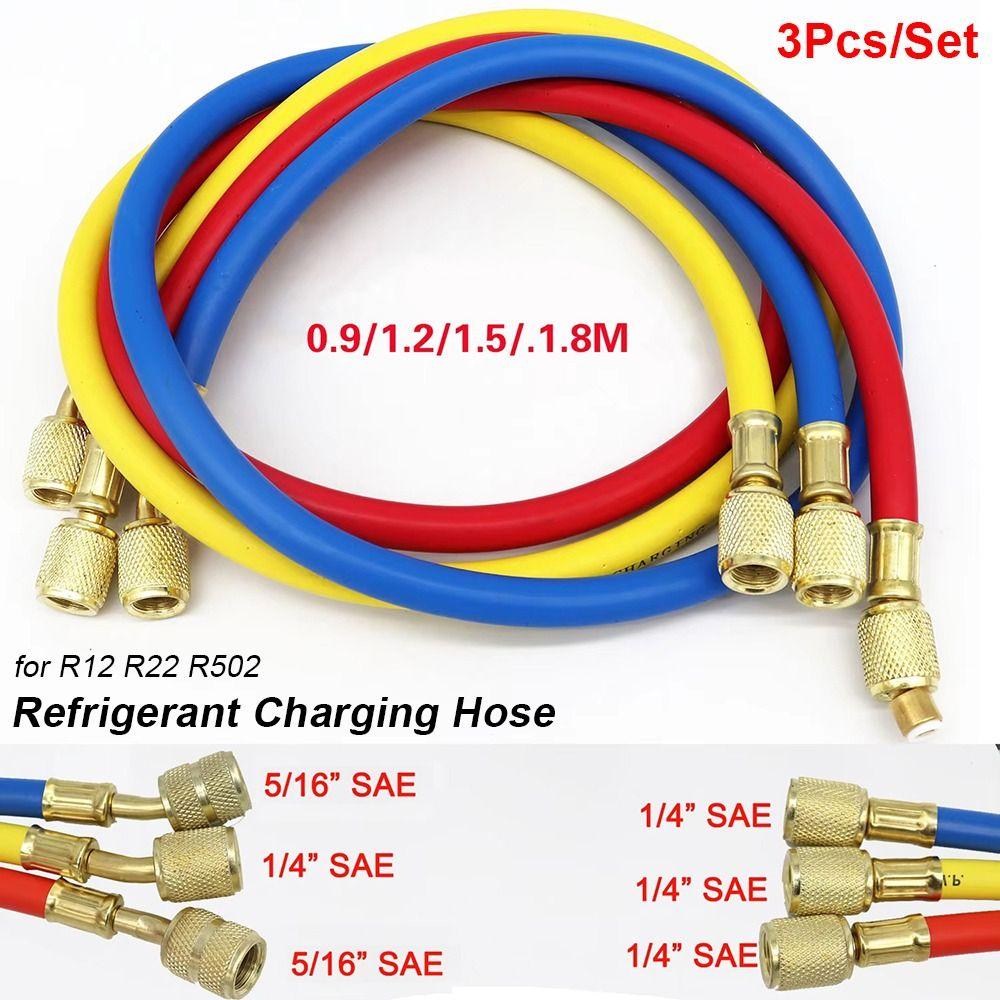 3Pcs/Set 3 Colors Air Conditioning Accessory R22 Refrigerant Hose  Fits for R22 HVAC