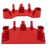 Metal Steering Gear Bracket Servo Mount Part for MN86 1 12 RC Car Modified AccessoriesRed