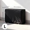Silver-Coated Fabric Air Conditioner Cover UV Resistant Water Resistant Outdoor AC Cover Snap Buttons Ventilation