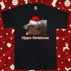 Hippo Christmas Moo Deng Pygmy Hippopotamus Christmas TShirt