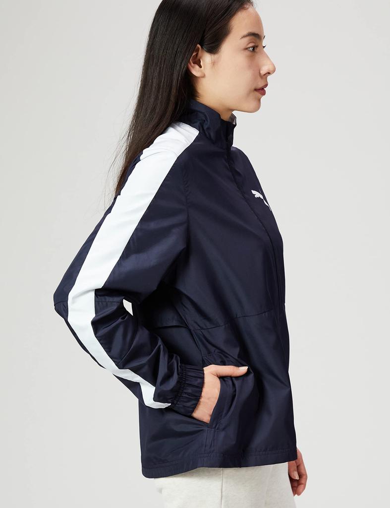 Windbreaker Jacket CROSS THE LINE Jacket W 520418 24 Color New Navy M [PUMA] Warm-up Women's Spring/Summer (03)