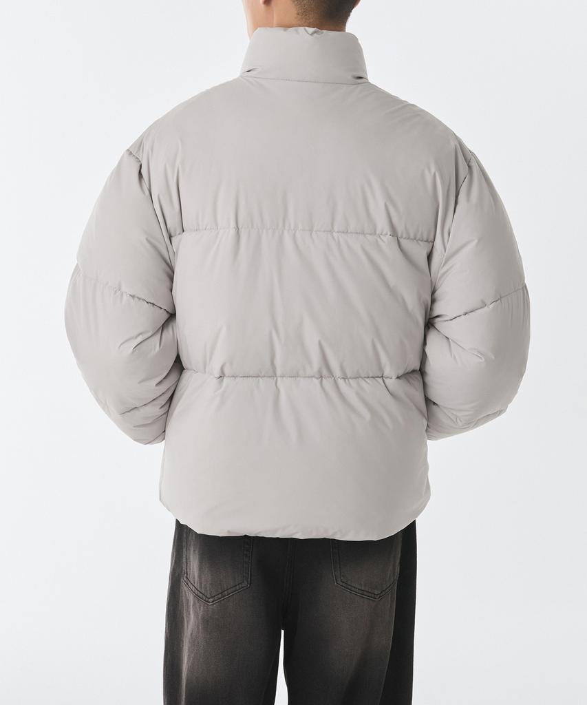 Musinsa Standard Daily Puffer Short Padded Jacket [Ash Gray]