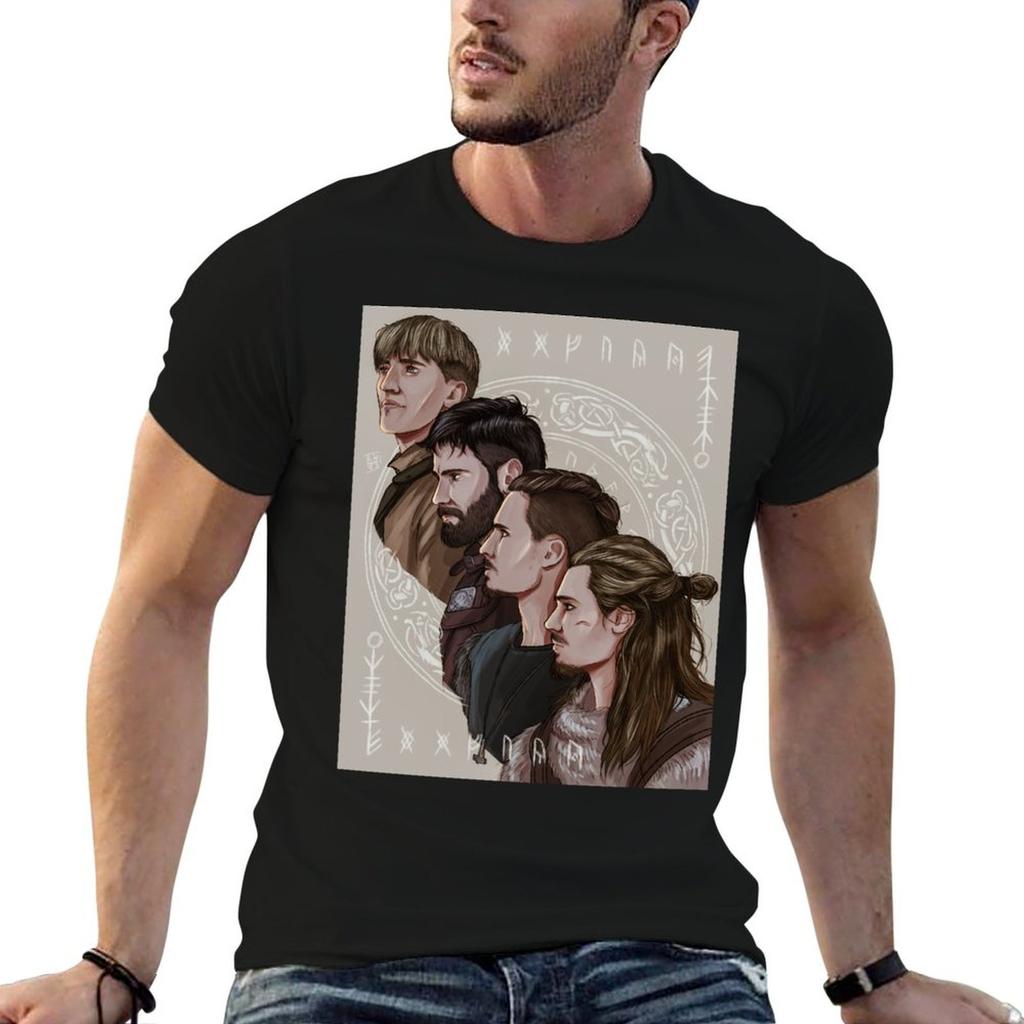 Team Uhtred TShirt Simple Line Art Print Tee